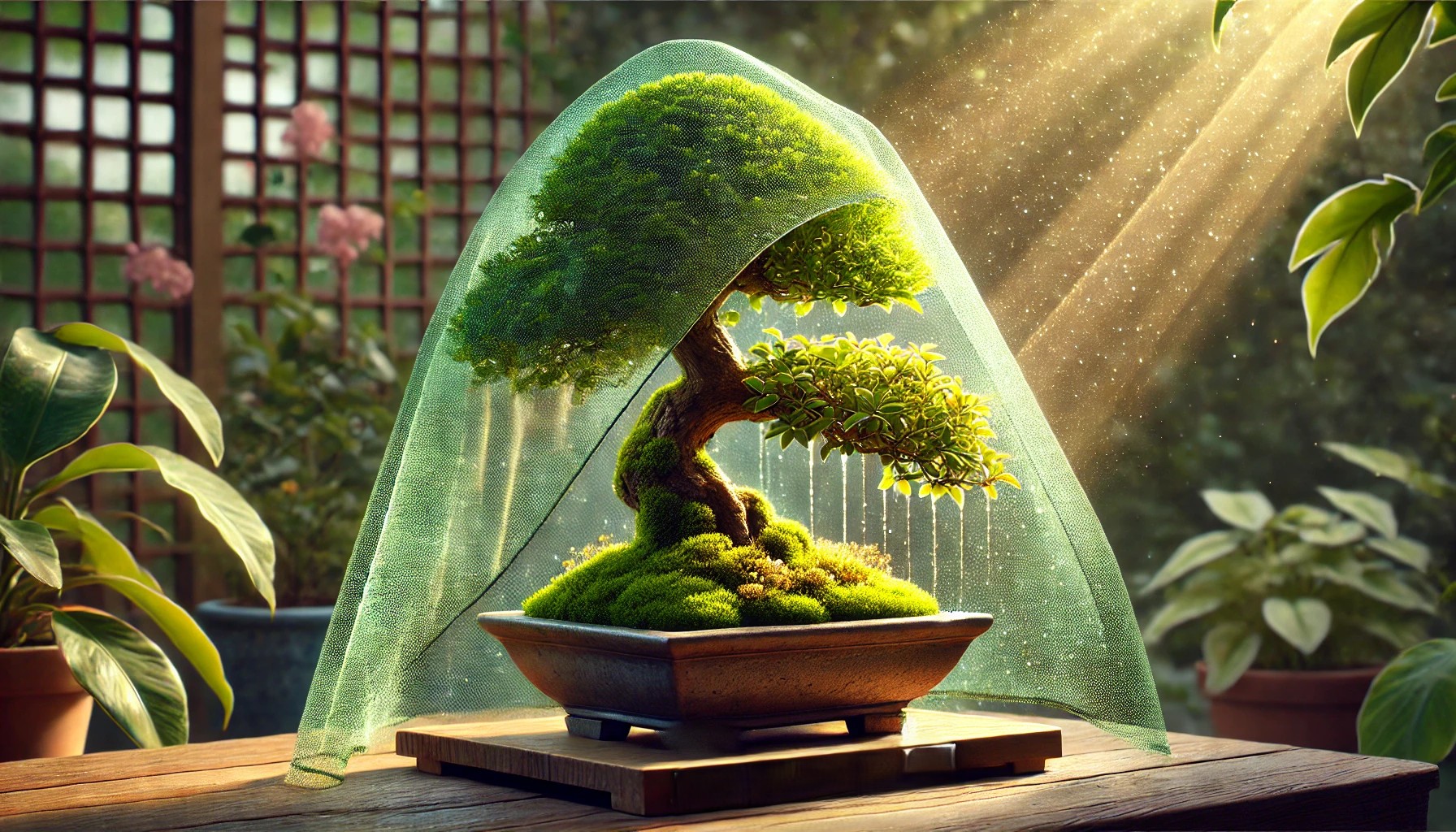 盆栽の苔は直射日光に当ててもいいですか？